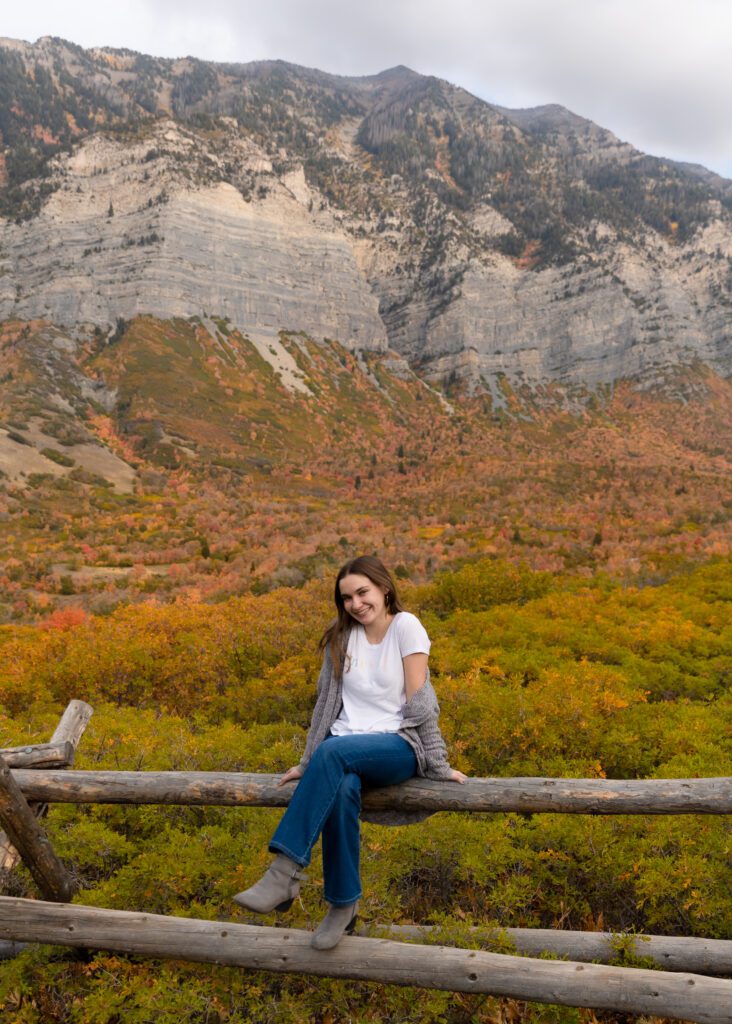 utah county senior portraits canyon photo fall colors